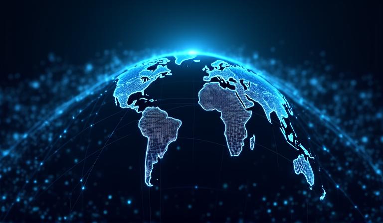 Large enterprise data network visualization